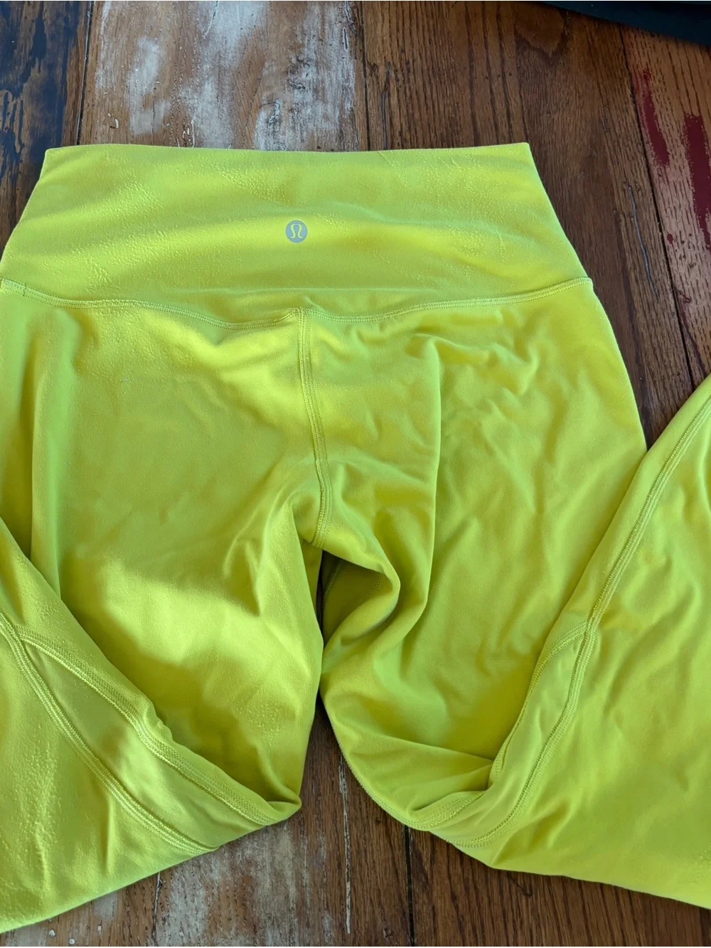 lululemon athletica Neon Yellow Performance Leggings size 8